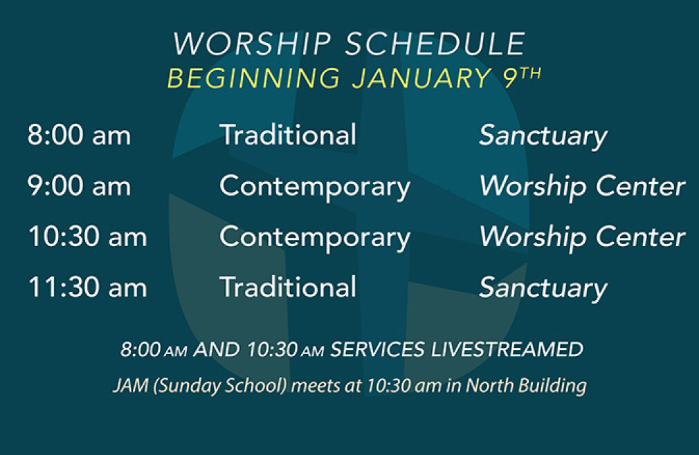 In-Person and Livestream Worship Services